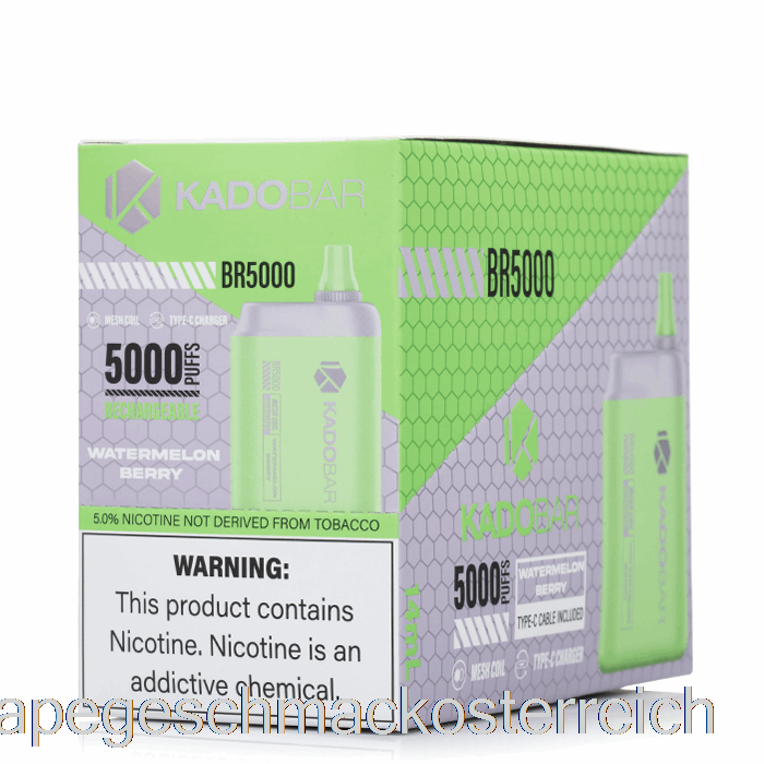[5er-Pack] Kado Bar BR5000 Einweg-Vape-Geschmack